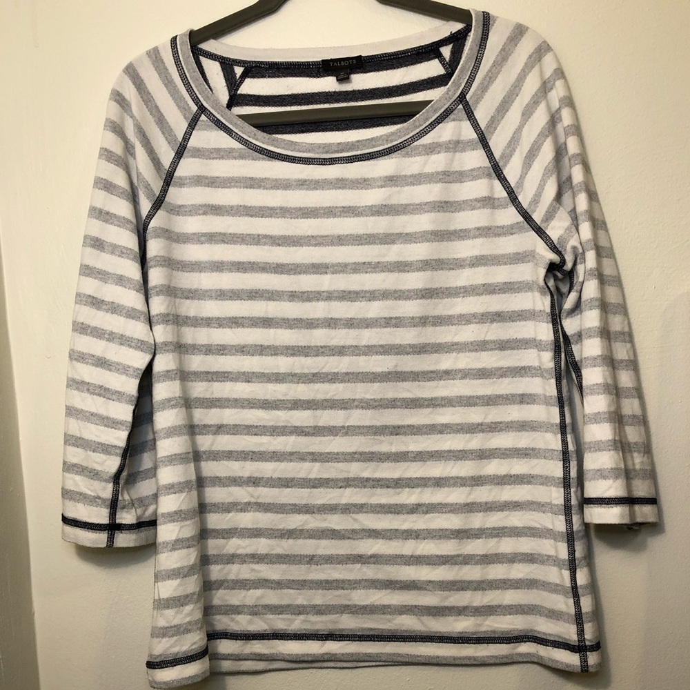 Talbots striped shirt